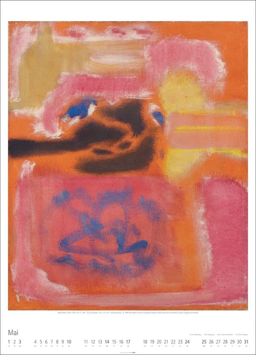 Produktbild Mark Rothko Kalender 2026 (49 x 68 cm, Deutsch, Englisch)