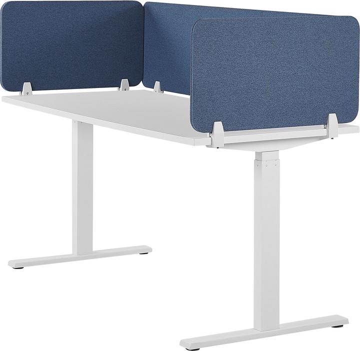 Immagine prodotto Beliani Divisorio per scrivania blu 80 x 40 cm WALLY (80 x 40 cm)