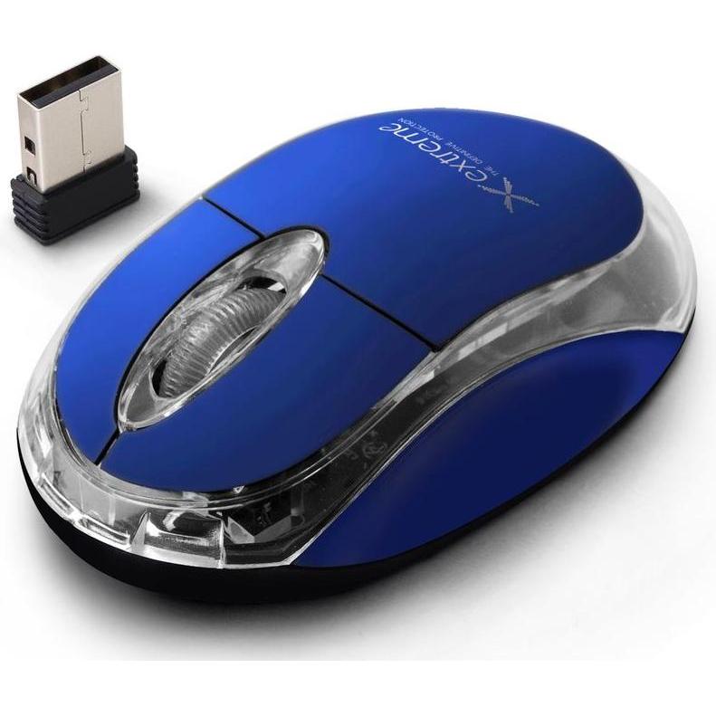 Esperanza XM105B Mouse ottico 3D senza fili - BLU, Mouse, Blu