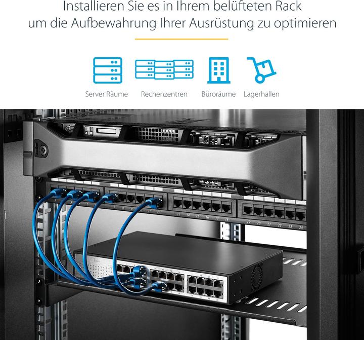 Image du produit StarTech 2u 16 étagère Pour Montage En Rack