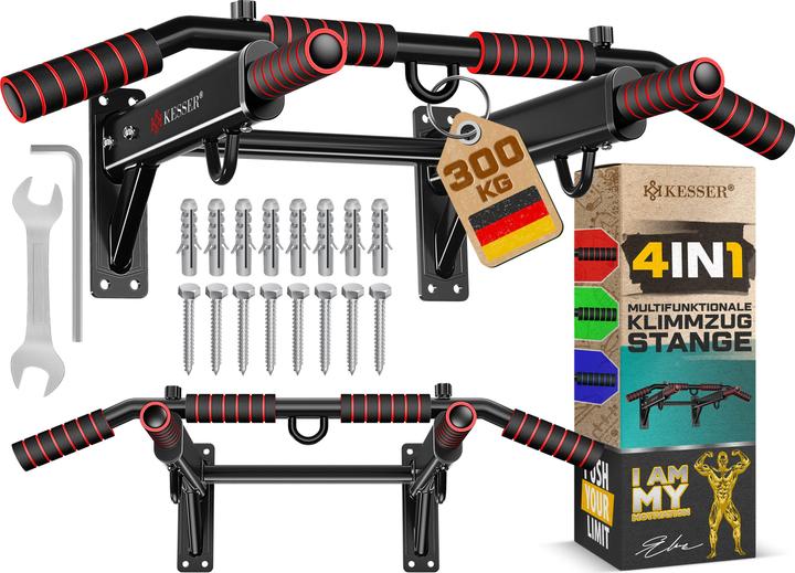 Actual product image Kesser Pull-up Bar Red