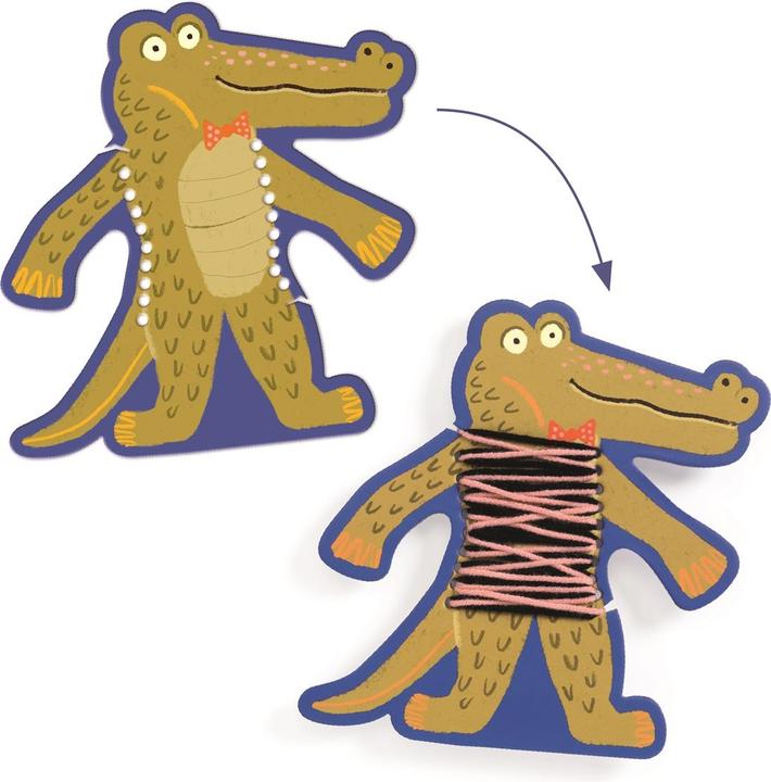 Actual product image Djeco Erstes Weben Tierpullover