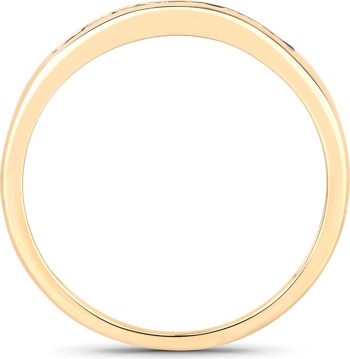 Produktbild Xen Ring mit 7 Diamanten 0,60 ct. 375 Gelbgold (57)
