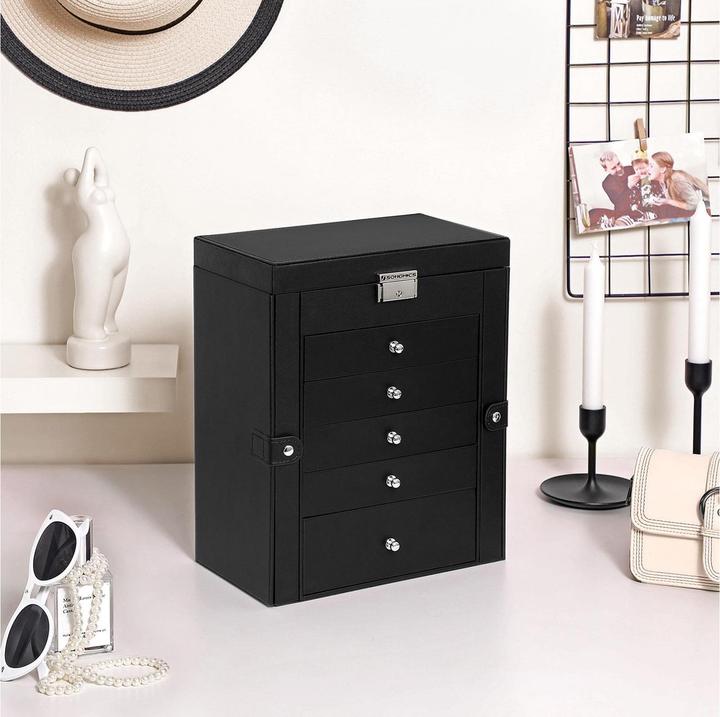 Immagine prodotto Songmics Schmuckschatulle 26 x 15 x 32 cm