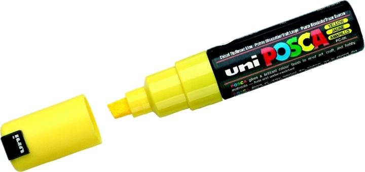 Actual product image Posca Bold Marker PC-8K (Yellow, 8 mm, 1 x)