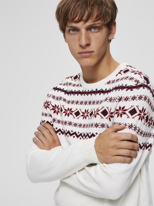 Actual product image Selected Christmas Knit Sweater (S)