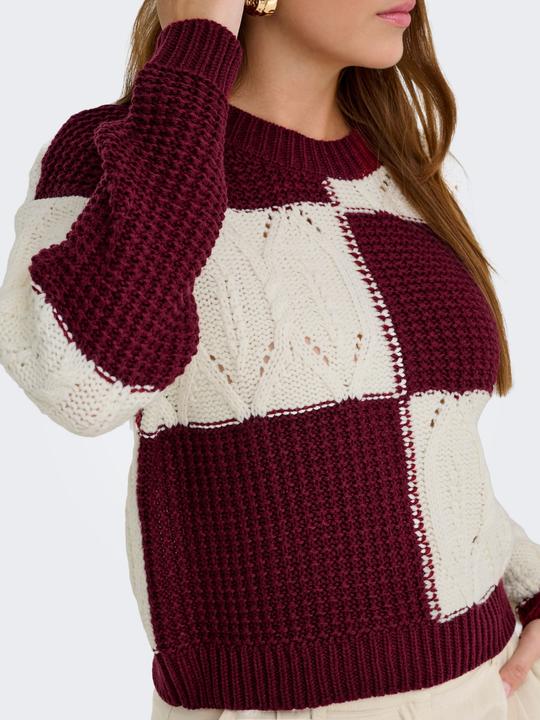 Actual product image JdY Jdyjusty L/S Mix Struc Pullover Knt Noos (S)