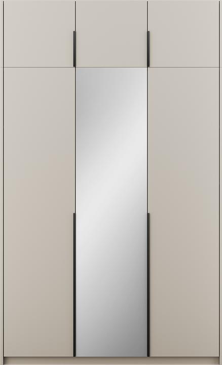 Produktbild ADRK Furniture Alera III mit Aufsatz – Drehtürenschrank (148 x 58 x 250 cm)