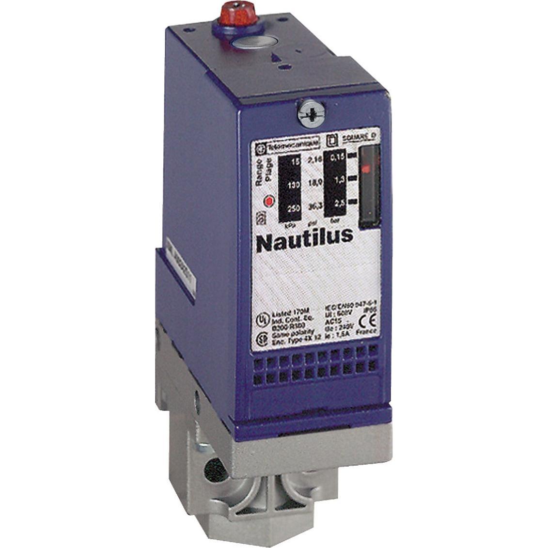 TE Sensors, Systemstromversorgung, Druckschalter 10-160 bar
