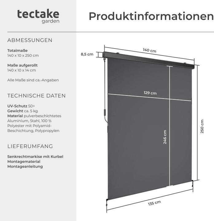 Image du produit tectake Eloise (1.40 m)