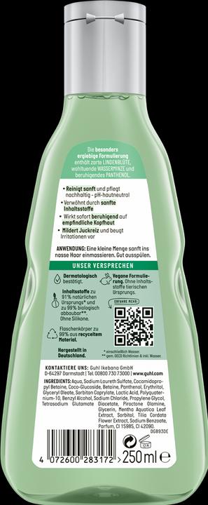 Actual product image Guhl Sensitive scalp (250 ml, Liquid shampoo)