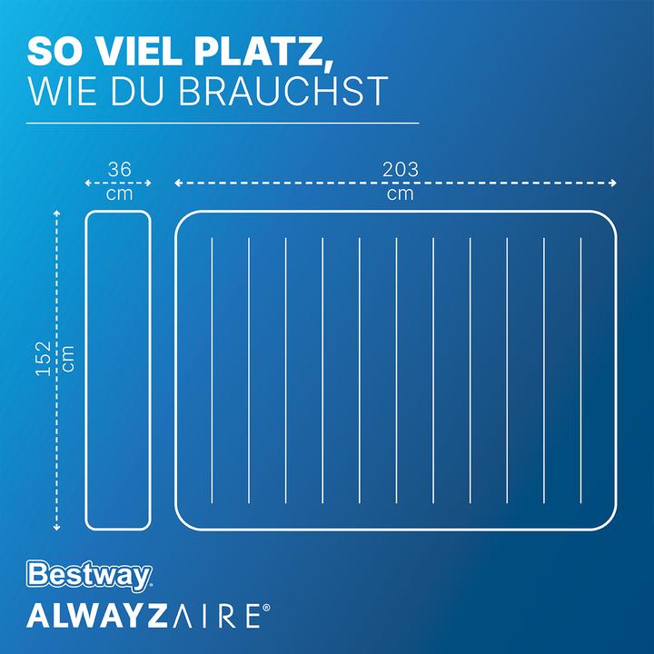 Actual product image Bestway AlwayzAire (152 x 203 cm)
