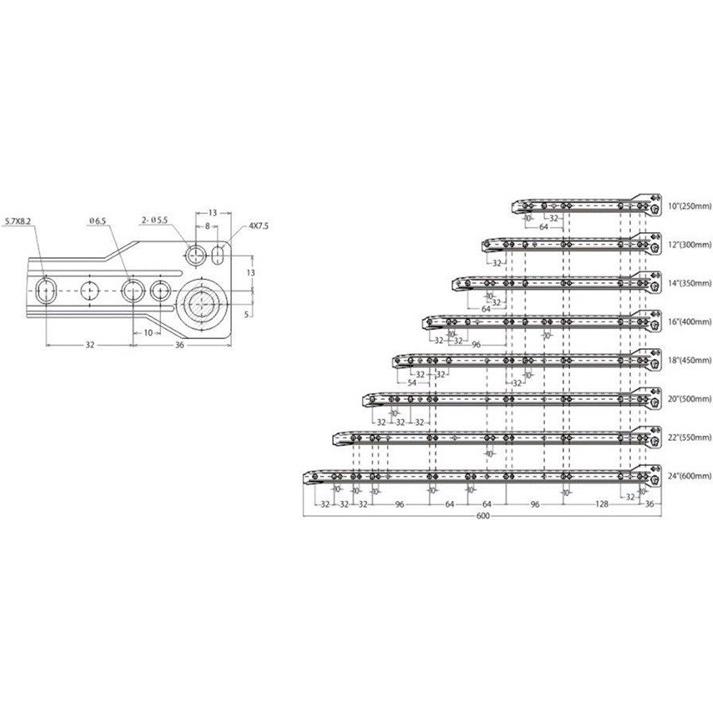 Thumbnail - Haushalt, Schubladenauszüge, RUNNER SLIDES FGV 350 MM WHITE. 2 PCS