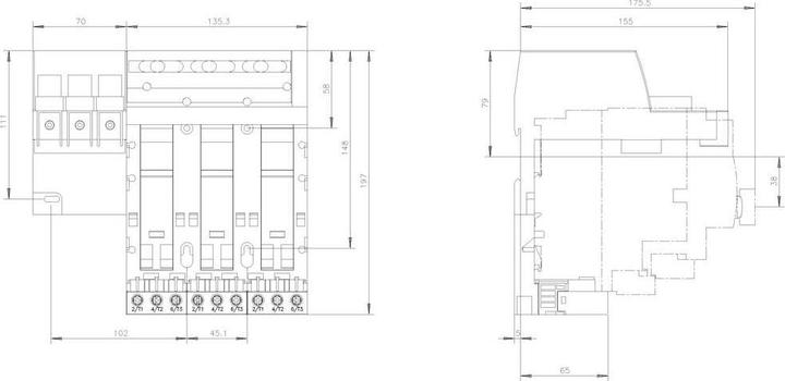 Produktbild Siemens Einspeisung 1 St. 3RA6813-8AB