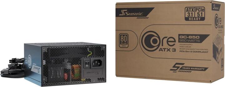 Seasonic Netzteil 850W Core GC-850 ATX3 (80+Gold) (850 W)