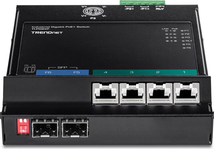 Produktbild Trendnet 6-Port Industrial Gigabit PoE+ (6 Ports)