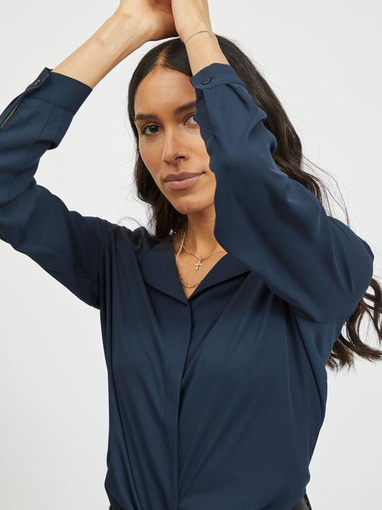 Produktbild Vila High Low geteilter Kragen Hemd (XXL)