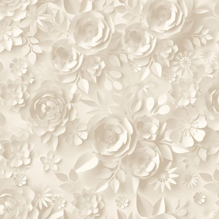 Muriva Carta da parati testurizzata My Kingdom Flowers (53 x 1000 cm)