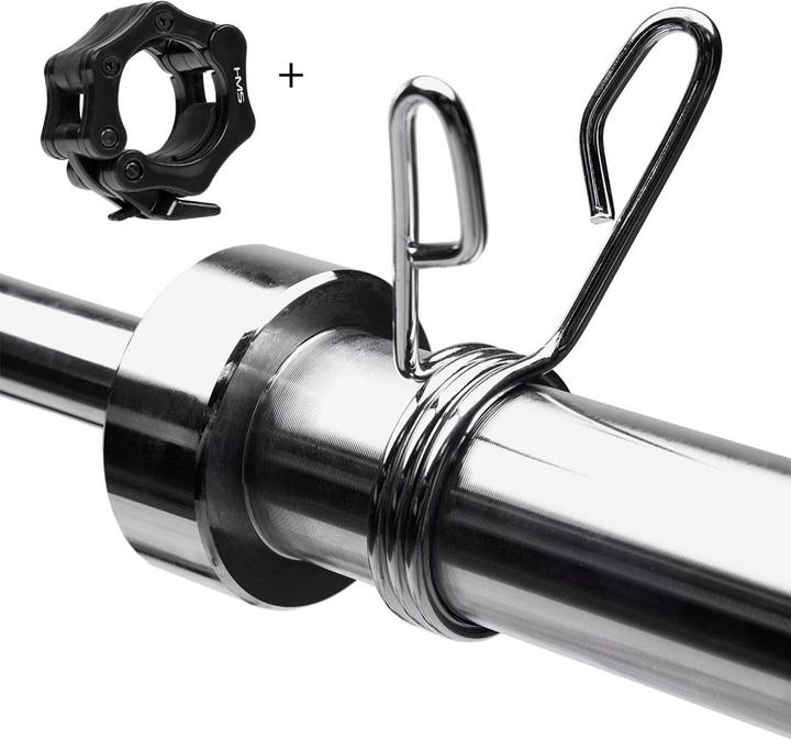 Immagine prodotto HMS Bilanciere olimpico spezzato 13 5 kg / 1500 mm con morsetti GOL200 (2 x 0,75 kg)