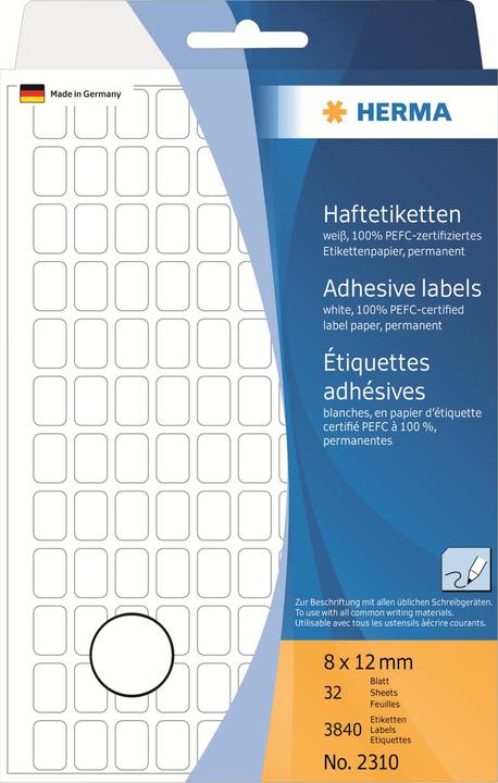 Actual product image HERMA Multipurpose labels