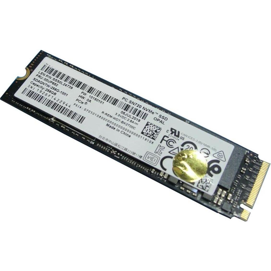 Lenovo SSD M.2 PCIe NVMe FRU SSD (256 GB, M.2 2280), SSD