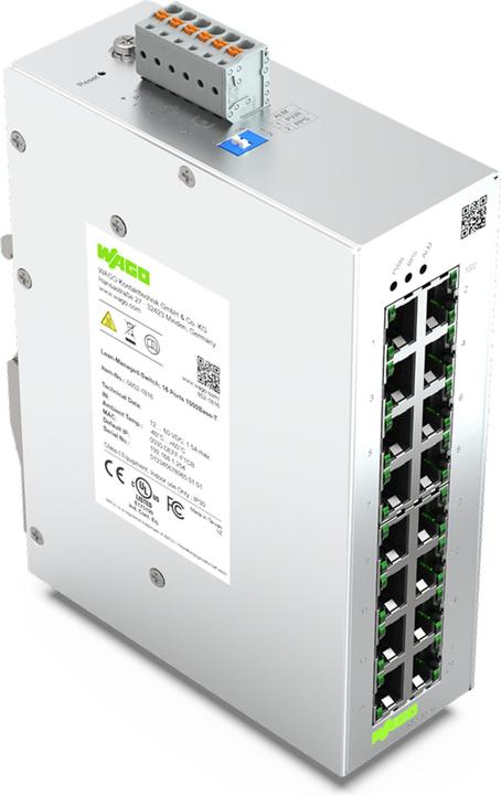 Actual product image Wago Lean Managed Switch (16 Ports)