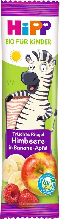 Apfel, Banane, Himbeere