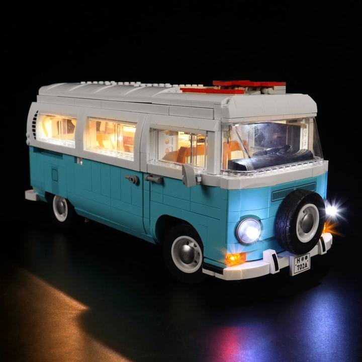 Produktbild BrickBling LED Licht Set für LEGO VW T2 Camper Van (10279) inkl. Fernbedienung
