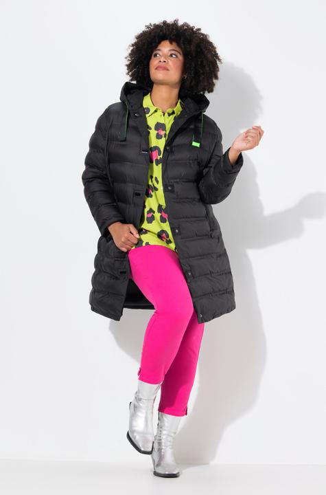 Produktbild Angel of Style Steppmantel, Straight Fit, Kapuze, Neon-Bänder (44)