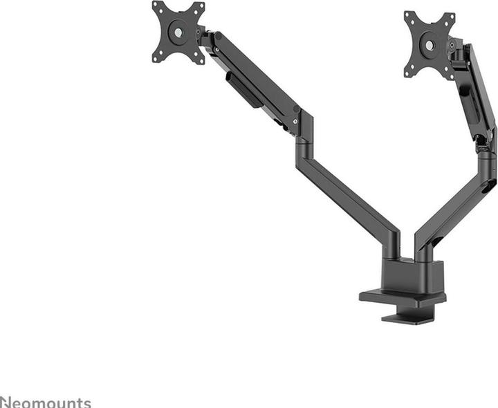 Actual product image Neomounts table mount duo 100x100 9kg/17-32"/black/fully moveable (Table, 32", 9 kg)