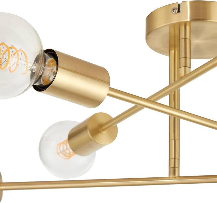 Actual product image Lindby Aloria ceiling light, six-light, gold (E27)