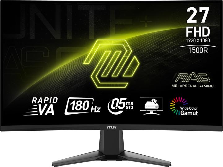 Actual product image MSI MAG 27C6F (1920 x 1080 pixels, 27")