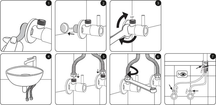 Produktbild Möbel-Eins Eckventil