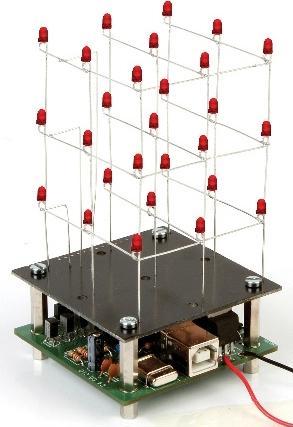Actual product image Velleman 3D LED CUBE 3 x 3 x 3