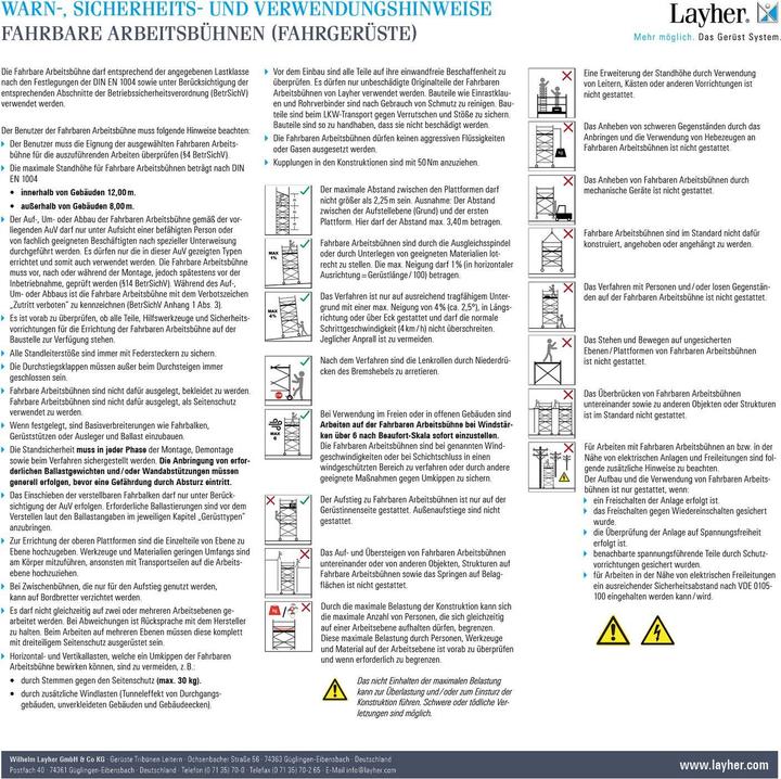 Immagine prodotto Layher Ponteggio mobile universale (Ponteggio, 180 cm)
