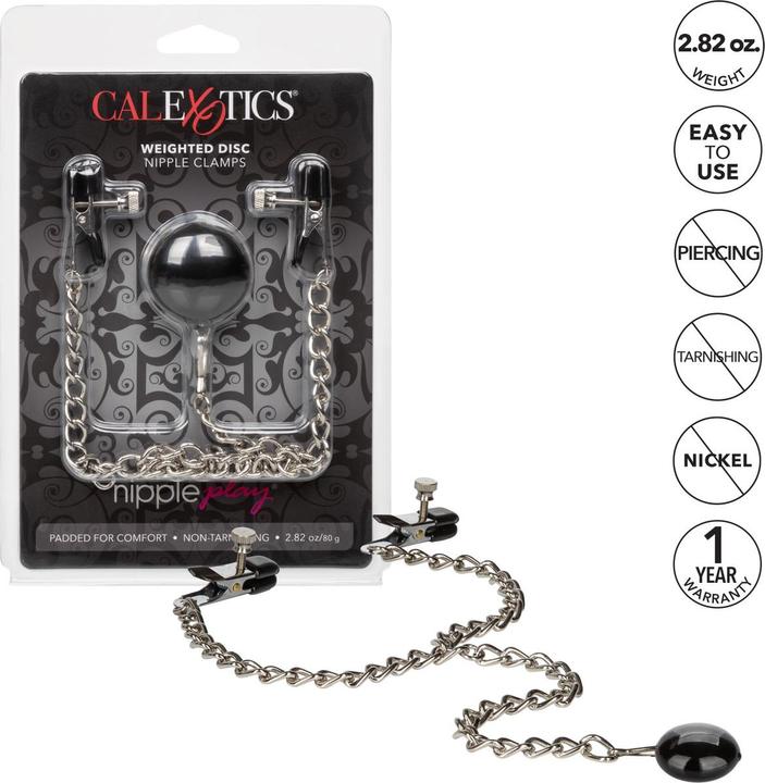 Produktbild CalExotics Weighted Disc Nipple Clamps