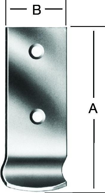 Magni August Vormann Locking hook shape D 112 x 30 mm No. 9030Z (1 pcs., 112 mm)