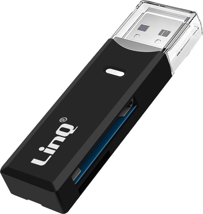 Produktbild LinQ USB 3.0 Kartenleser SD+microSD bis 5 Gbit/s (USB 3.0)