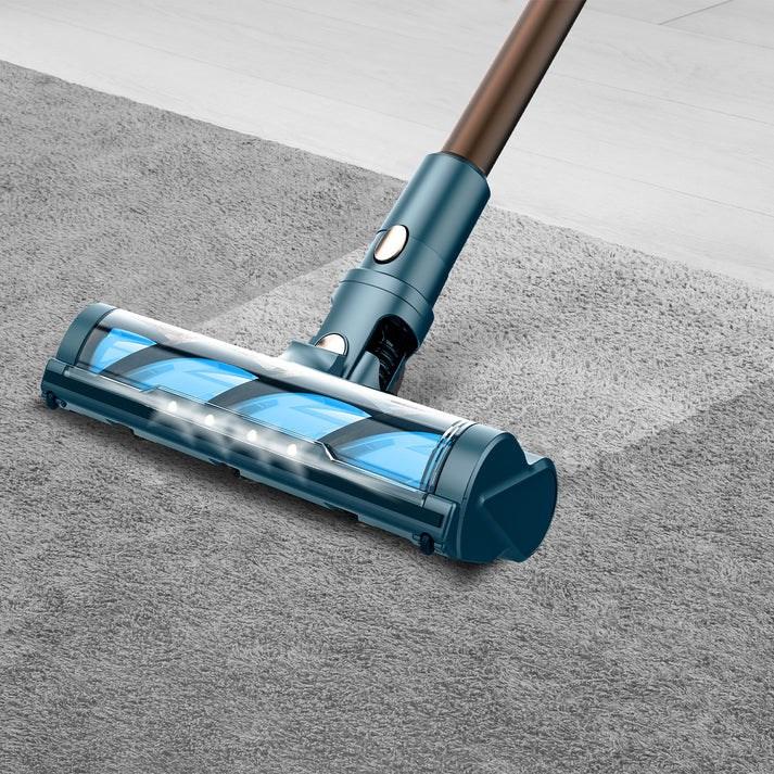 Actual product image Taurus HOMELAND DIGITAL ANIMAL FLEX Upright Vacuum Cleaner Black Blue Gold Bagless
