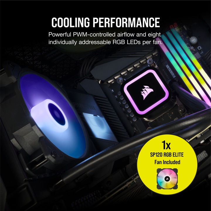 Actual product image Corsair CPC Hydro H60x ELITE