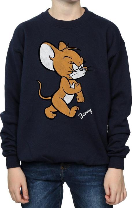 Actual product image Tom & Jerry Boys Angry Mouse Cotton Sweatshirt (128)