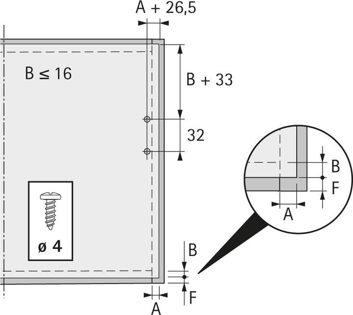 Immagine prodotto Hettich Sollevare i supporti del lembo Junior