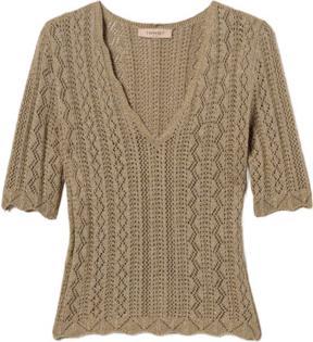 Produktbild Twinset Twin-set Maglie Golden Green Lurex (M)