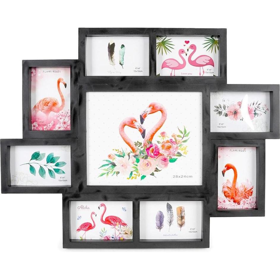 Andy, Cornice, Galerierahmen schwarz 9 Fotos (10 x 15 cm)