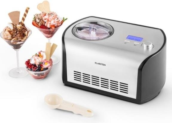 Image du produit Klarstein Snowberry and Choc Machine à glace 1,2l Fonction de maintien au frais InoxLook