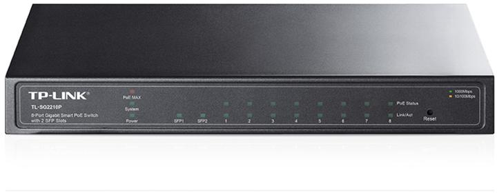 Productafbeelding TP-Link Tl-Sg2210p (10 ports)