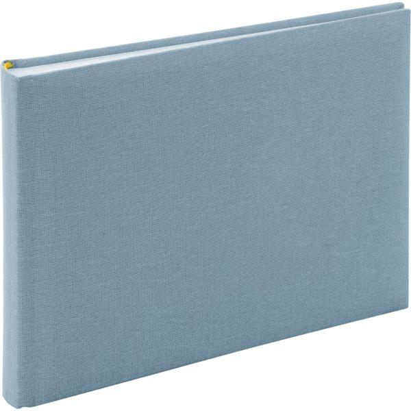 Actual product image Goldbuch Summertime Trend2 22x16 36 white pages blue-gray 19607 (16 x 22 cm)