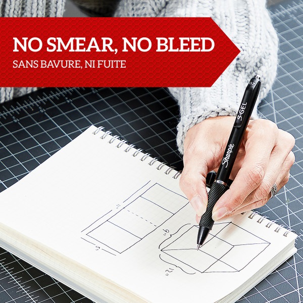 Actual product image Newell Sharpie - S-Gel 0.7 mm 8-blister (2198778) (Yellow, 8 x)