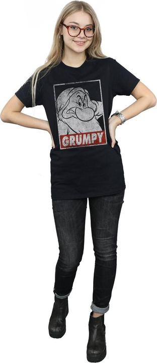 Produktbild Snow White Grumpy Poster Baumwolle Boyfriend TShirt (L)