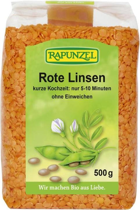 Produktbild Rapunzel Rote Linsen Bio (500 g)